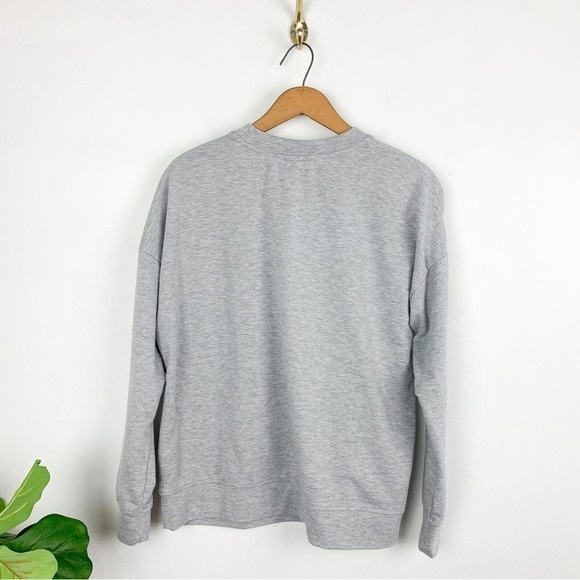 RAE DUNN Boss Lady Gray Crewneck Sweatshirt Sz S - Picture 2 of 6